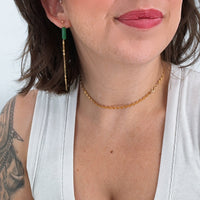 Jade Drapery Earrings