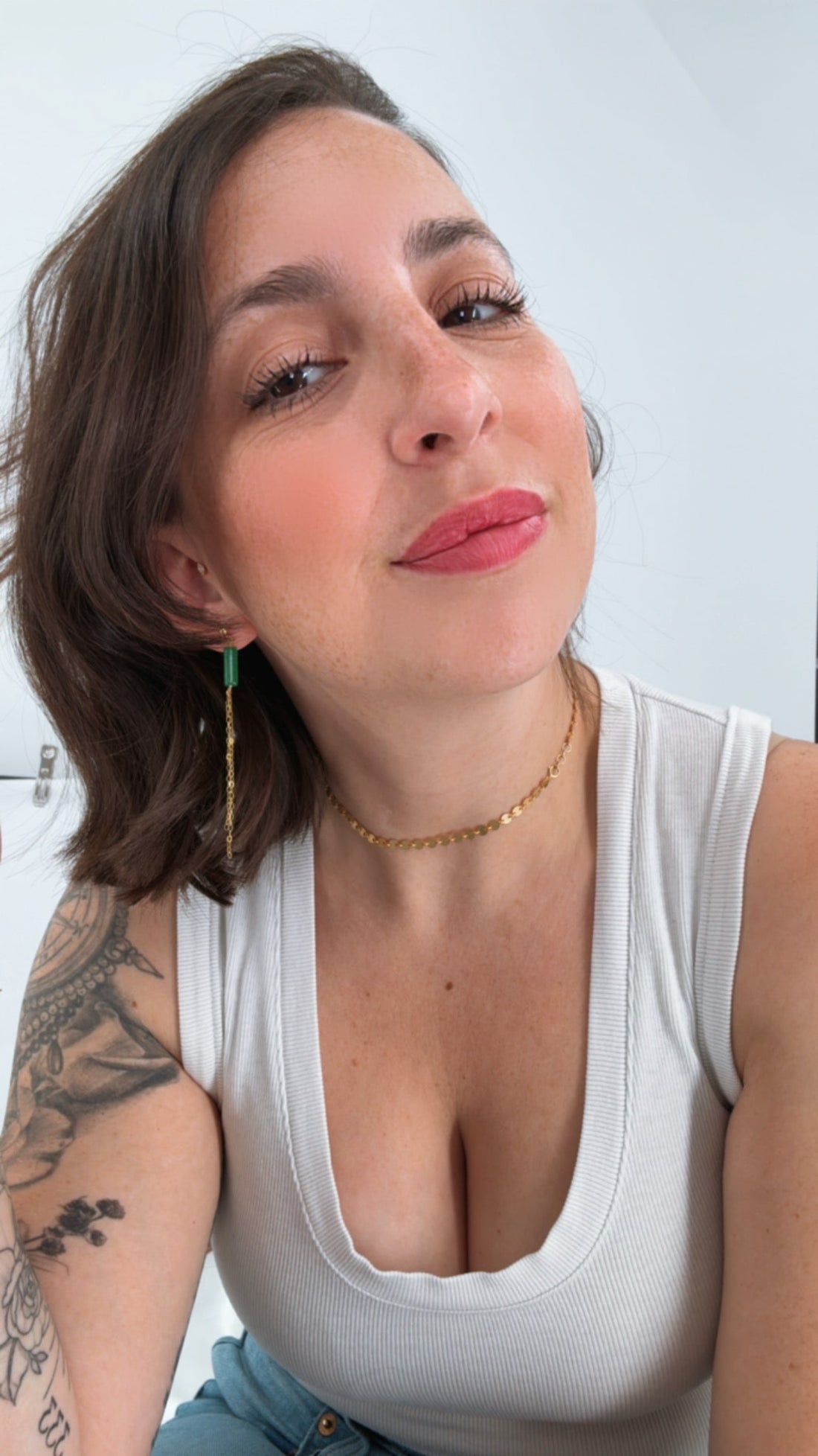 Jade Drapery Earrings