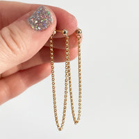 Rollo Ribbon Stud Earrings