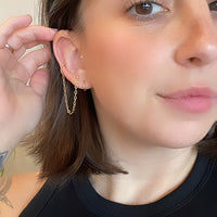 Chain Connection Ear Cuff