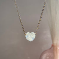 Moonstone Heart Healing Necklace