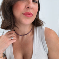 Amethyst Gemstone Choker
