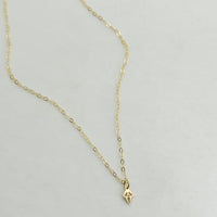 Silent Scream Dainty Ghost Face Necklace