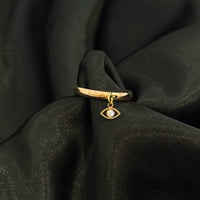 Guardian Drop Evil Eye Charm Ring
