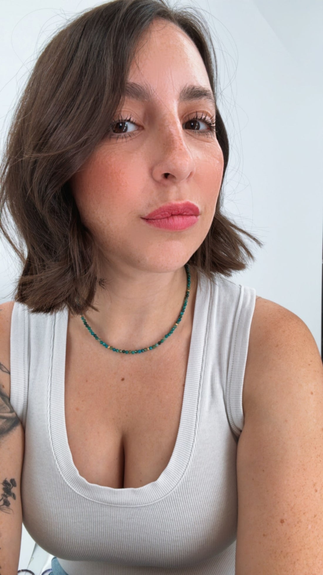 Chrysocolla Gemstone Necklace
