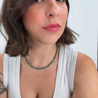 Chrysocolla Gemstone Necklace