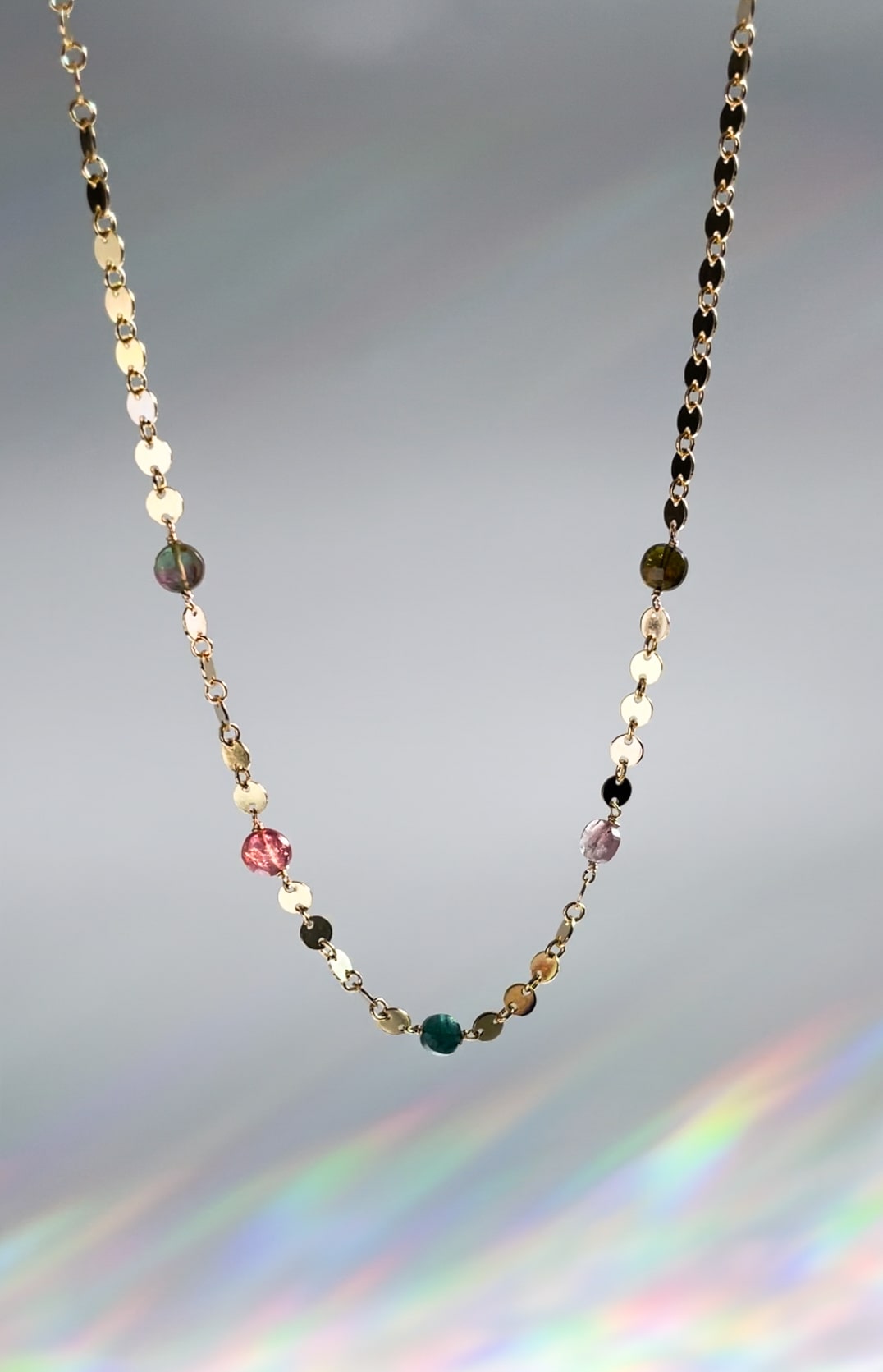Disco Tourmaline Necklace