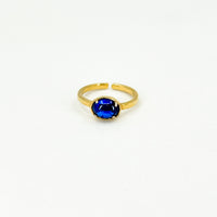 Midnight Blue Sapphire Ring