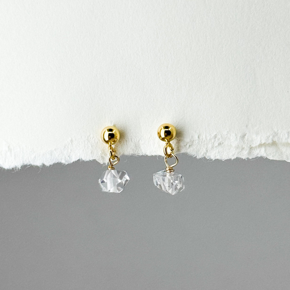 Clarity Herkimer Diamond Studs