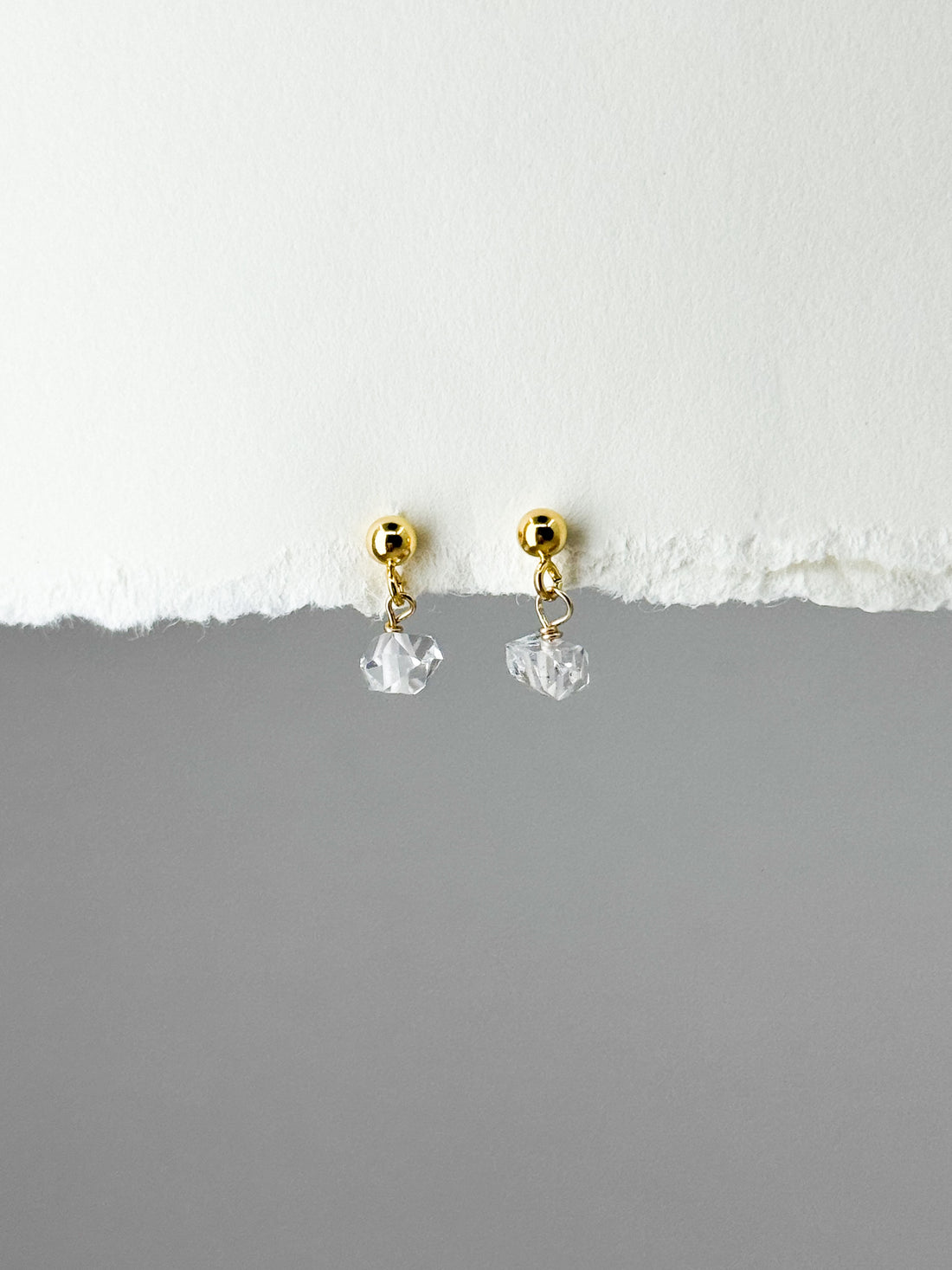 Clarity Herkimer Diamond Studs