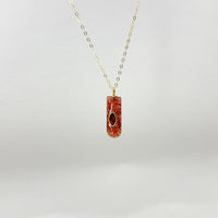 Strawberry Kisses: Strawberry Quartz & Red Garnet Necklace
