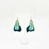 Mermaid's Kiss Druzy Agate Earrings