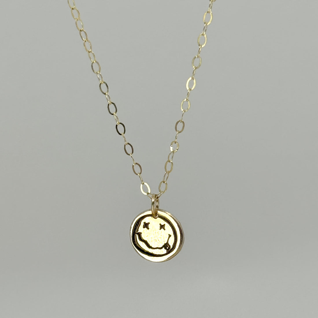 Nevermind Smiley Necklace