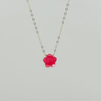 Pink Noise Quartzite Necklace