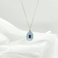 Ice & Ember Aquamarine Necklace