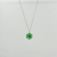 Steady Growth Chrysoprase Chalcedony Necklace