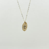 Eyes Wide Open Evil Eye Necklace