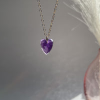 Juicy Amethyst Heart Necklace