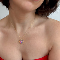 Delicate Threat Aura Opal Necklace