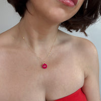 Ripened Rage Berry Chalcedony Necklace