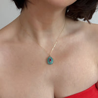 Ice & Ember Aquamarine Necklace