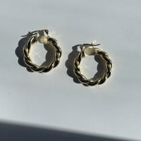 Lightweight Twist Hoop Earrings