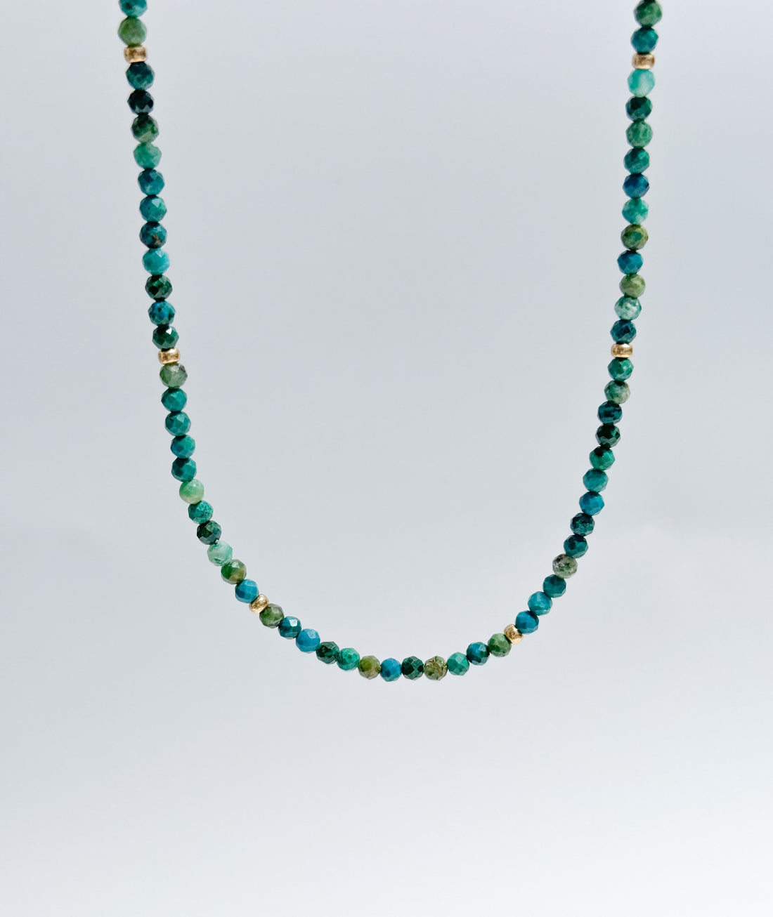 Chrysocolla Gemstone Necklace