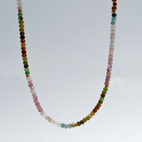 Rainbow Tourmaline Gemstone Choker