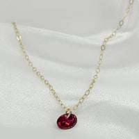 The Axis Garnet Necklace