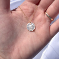 Moon Face Necklace