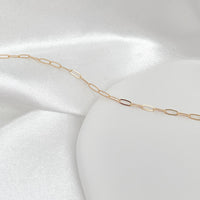 Dainty Paperclip Layering Chain