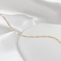 Dainty Paperclip Layering Chain