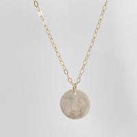 Moon Face Necklace