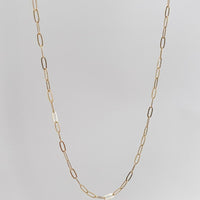 Dainty Paperclip Layering Chain