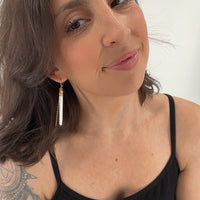 Divine Light Selenite Earrings
