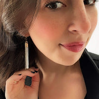 Divine Light Selenite Earrings