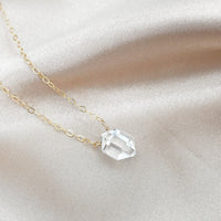 Diamond Cut High Grade Quartz Necklace