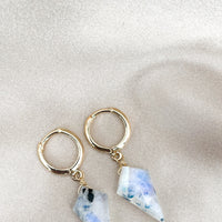 Rainbow Moonstone Huggies