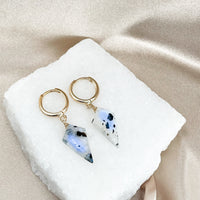 Rainbow Moonstone Huggies