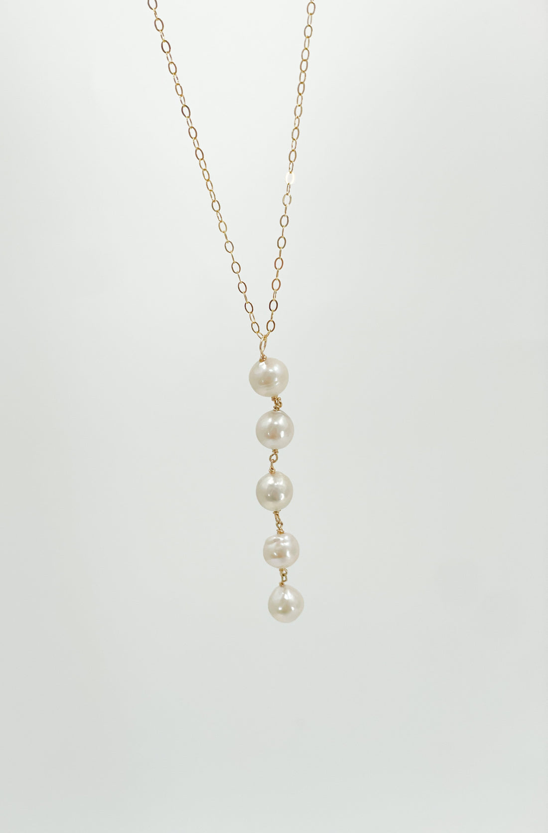 Lariat Pearl Necklace