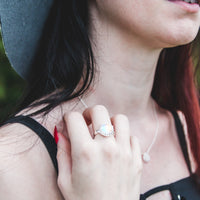 Moonstone Ring Adjustable