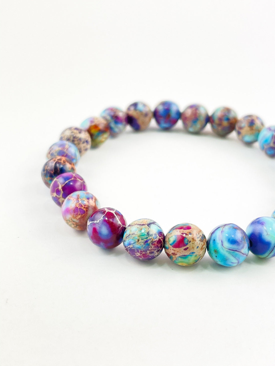 Galaxy Sea Sediment Jasper Healing Bracelet