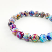Galaxy Sea Sediment Jasper Healing Bracelet