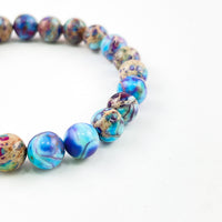 Galaxy Sea Sediment Jasper Healing Bracelet
