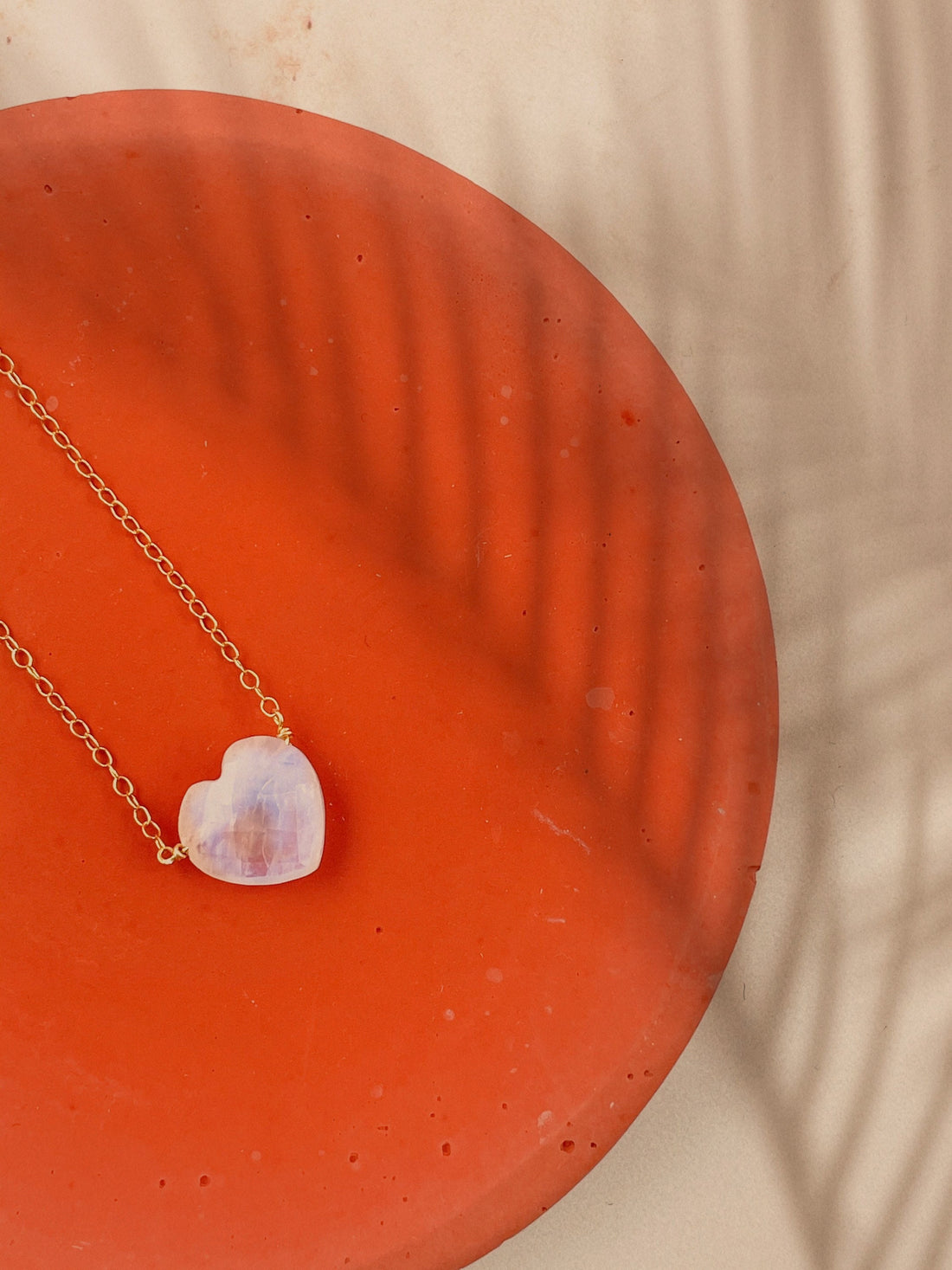 Moonstone Heart Healing Necklace