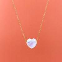 Moonstone Heart Healing Necklace