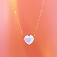 Moonstone Heart Healing Necklace