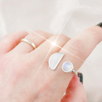 Warrior Moonstone Ring