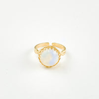 Moonstone Ring Adjustable