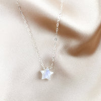 Dainty Star Moonstone Healing Necklace